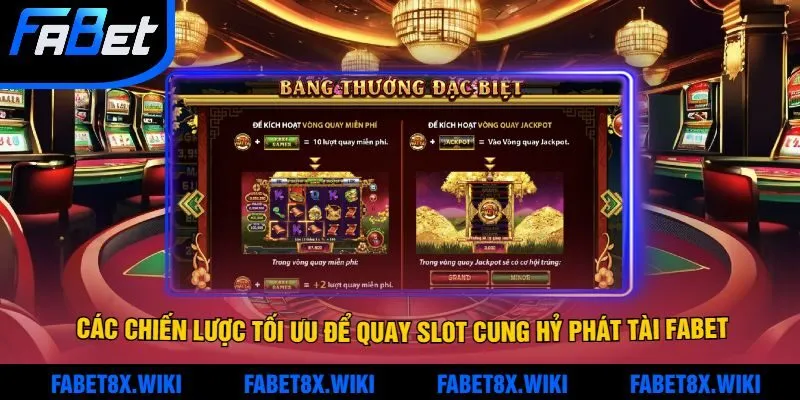 Các chiến lược tối ưu để quay slot cung hỷ phát tài Fabet
