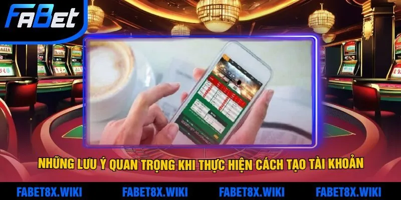 Những lưu ý quan trọng khi thực hiện cách tạo tài khoản cá cược bóng đá